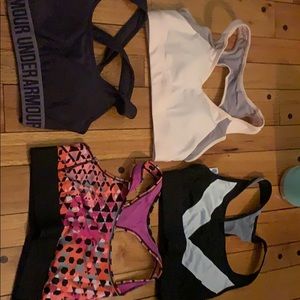 Night support sports bras